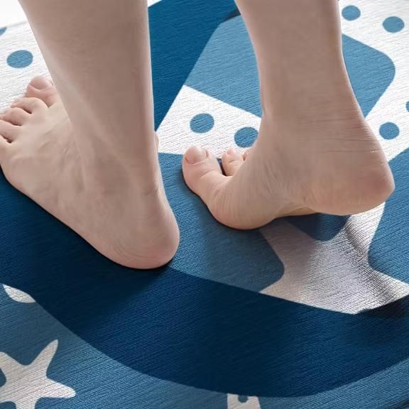 Starfish Design Slipper Pattern Floor Mat (45*90)