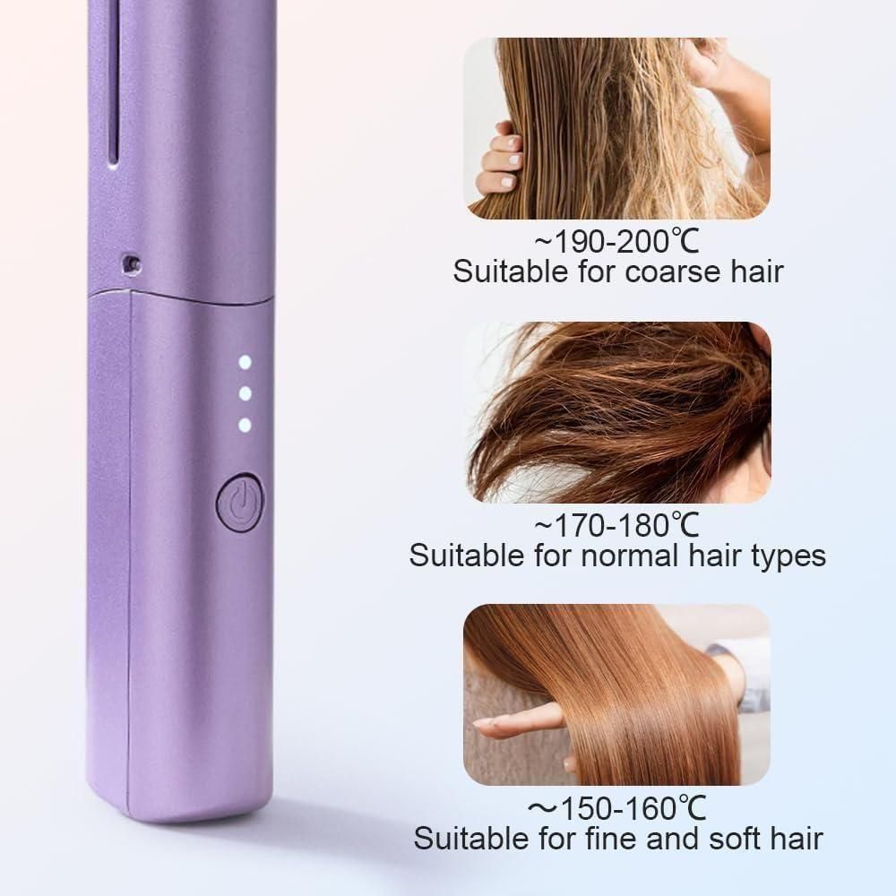 Meneflix Portable Mini Hair Straightener & Hot Comb