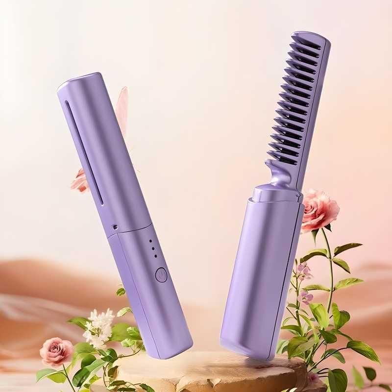 Meneflix Portable Mini Hair Straightener & Hot Comb